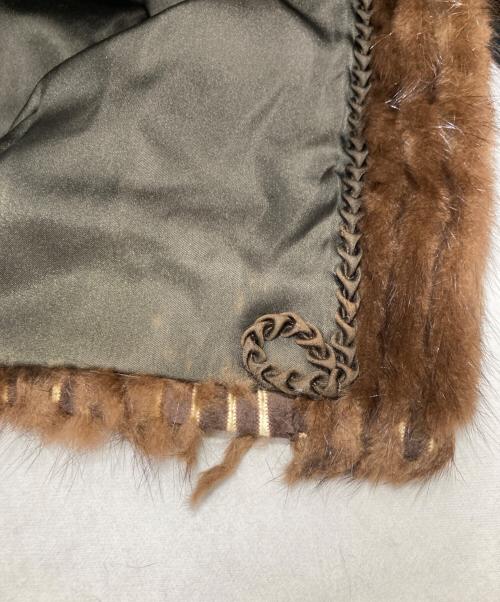 SAGA MINK（サガミンク）SAGA MINK (サガミンク) ファージャケット ブラウン サイズ:LLの古着・服飾アイテム