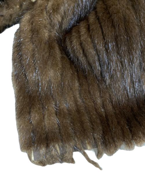 SAGA MINK（サガミンク）SAGA MINK (サガミンク) ファージャケット ブラウン サイズ:LLの古着・服飾アイテム