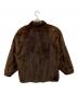 SAGA MINK (サガミンク) ファージャケット ブラウン サイズ:LL：12000円