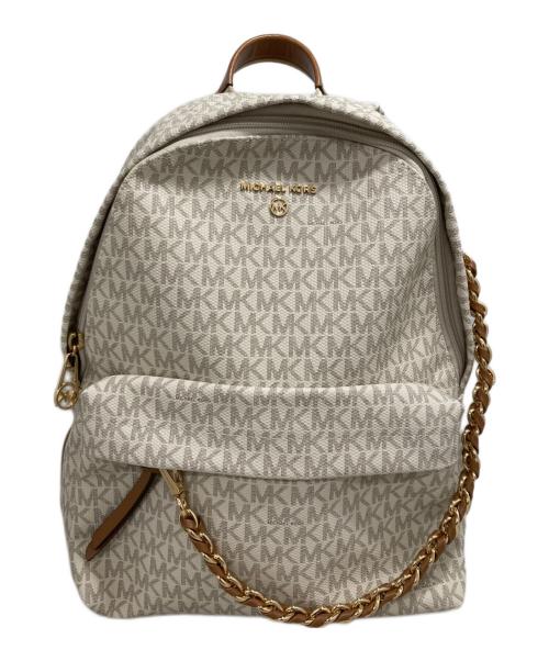 MICHAEL KORS（マイケル・コース）MICHAEL KORS (マイケル・コース) リュック ベージュの古着・服飾アイテム