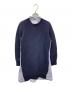 sacai（サカイ）の古着「切替スウェットワンピース」｜ネイビー