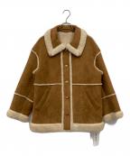 Fano Studiosファノ ストゥディオズ）の古着「フェイクムートンジャケット」｜ベージュ