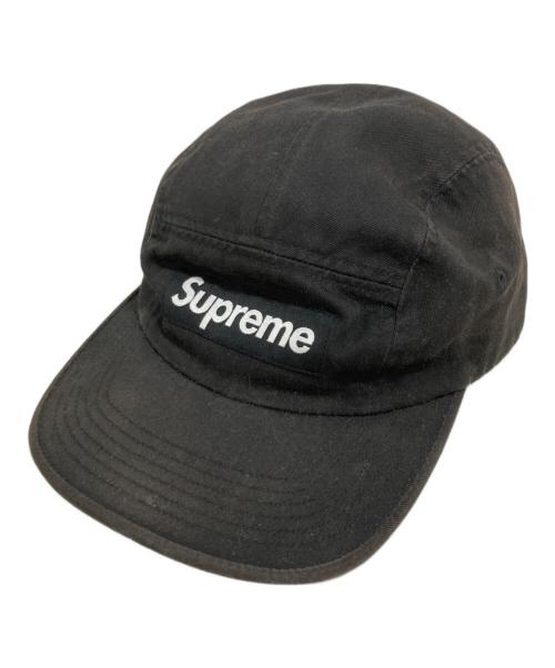 SUPREME（シュプリーム）Supreme (シュプリーム) Washed Chino Twill Camp Cap ブラックの古着・服飾アイテム