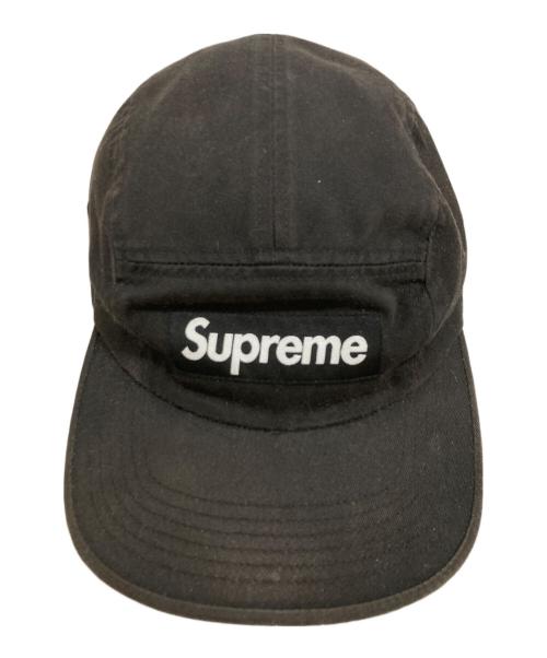 SUPREME（シュプリーム）Supreme (シュプリーム) Washed Chino Twill Camp Cap ブラックの古着・服飾アイテム