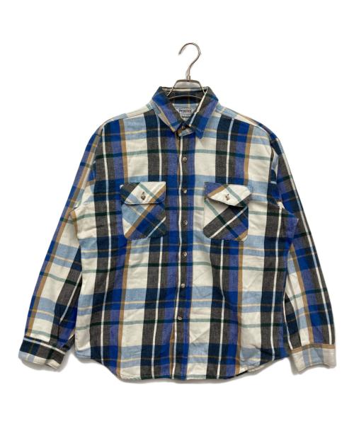 FIVE BROTHER（ファイブブラザー）FIVE BROTHER (ファイブブラザー) ネルシャツ ブルー サイズ:Lの古着・服飾アイテム