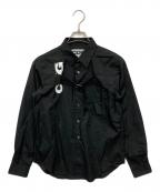 CDGシーディージー）の古着「バックルハーネスシャツ」｜ブラック