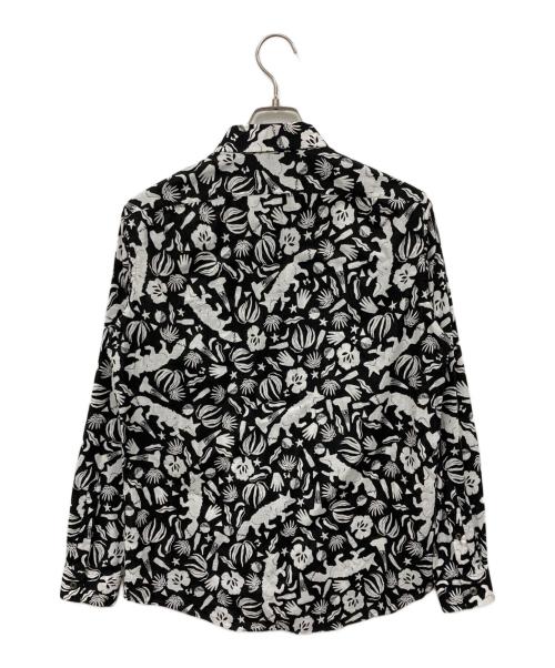 PAUL SMITH（ポールスミス）Paul Smith (ポールスミス) 総柄シャツ ブラック サイズ:Mの古着・服飾アイテム