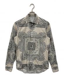ETRO（エトロ）の古着「ペイズリーシャツ」｜グレー