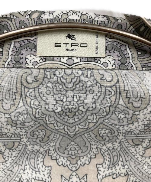 ETRO（エトロ）ETRO (エトロ) ペイズリーシャツ グレー サイズ:Sの古着・服飾アイテム