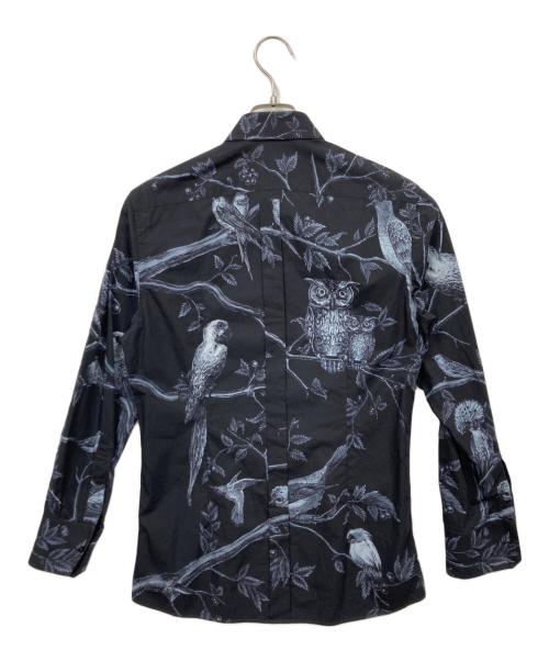 DOLCE & GABBANA（ドルチェ＆ガッバーナ）DOLCE & GABBANA (ドルチェ＆ガッバーナ) 総柄シャツ ブラック サイズ:15の古着・服飾アイテム