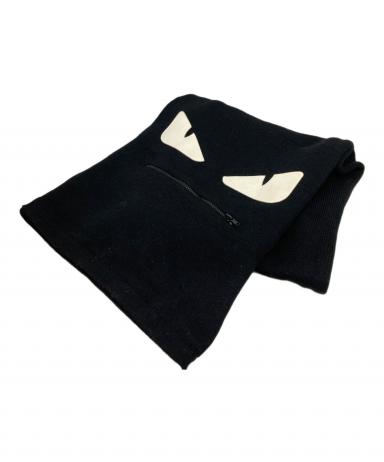 中古・古着通販】FENDI (フェンディ) モンスターマフラー ブラック