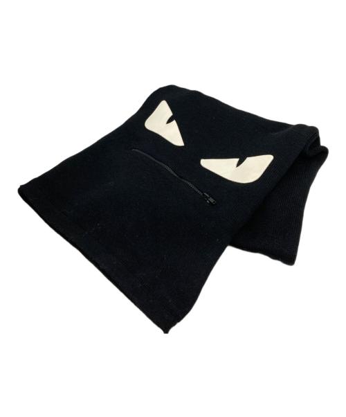 FENDI（フェンディ）FENDI (フェンディ) モンスターマフラー ブラックの古着・服飾アイテム