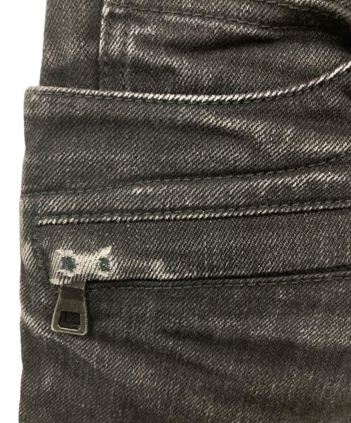 BALMAIN（バルマン）BALMAIN (バルマン) バイカーデニム ブラック サイズ:表記なしの古着・服飾アイテム