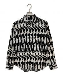 BLACK COMME des GARCONS（ブラックコムデギャルソン）の古着「総柄シャツ」｜ブラック