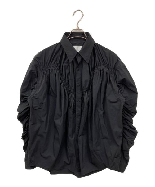 yoshio kubo（ヨシオクボ）yoshio kubo (ヨシオクボ) バインドナイロンシャツ ブラック サイズ:1の古着・服飾アイテム