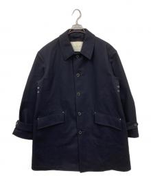MACKINTOSH×UNITED ARROWS（マッキントッシュ×ユナイテッドアローズ）の古着「HUMBIE SL ハンビー スリム/ステンカラーコート」｜ブラック