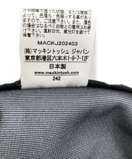 MACKINTOSH（マッキントッシュ）MACKINTOSH (マッキントッシュ) UNITED ARROWS (ユナイテッドアローズ) HUMBIE SL ハンビー スリム/ステンカラーコート ブラック サイズ:40の古着・服飾アイテム