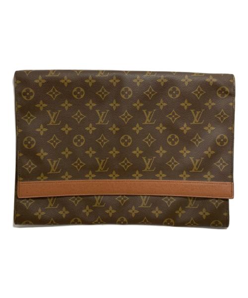 LOUIS VUITTON（ルイ ヴィトン）LOUIS VUITTON (ルイ ヴィトン) クラッチバッグ ブラウンの古着・服飾アイテム
