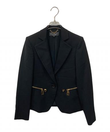 サルバトーレフェラガモ　テーラードジャケット ツイードジャケット　40 中古・古着通販】Salvatore Ferragamo (サルヴァトーレ フェラガモ