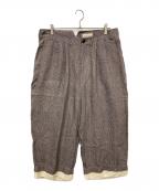 masterkeyマスターキー）の古着「チェックパンツ」｜グレー