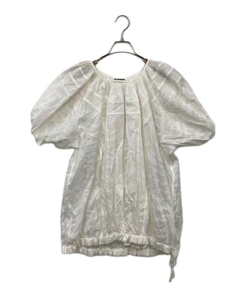 JIL SANDER（ジルサンダー）JIL SANDER (ジルサンダー) ブラウス ホワイト サイズ:34の古着・服飾アイテム