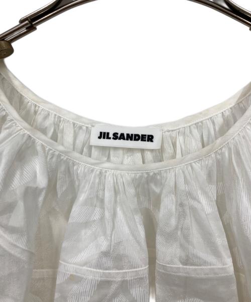 JIL SANDER（ジルサンダー）JIL SANDER (ジルサンダー) ブラウス ホワイト サイズ:34の古着・服飾アイテム