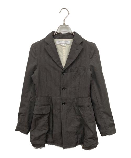COMME des GARCONS COMME des GARCONS（コムデギャルソン コムデギャルソン）COMME des GARCONS COMME des GARCONS (コムデギャルソン コムデギャルソン) カットオフジャケット グレー サイズ:Sの古着・服飾アイテム