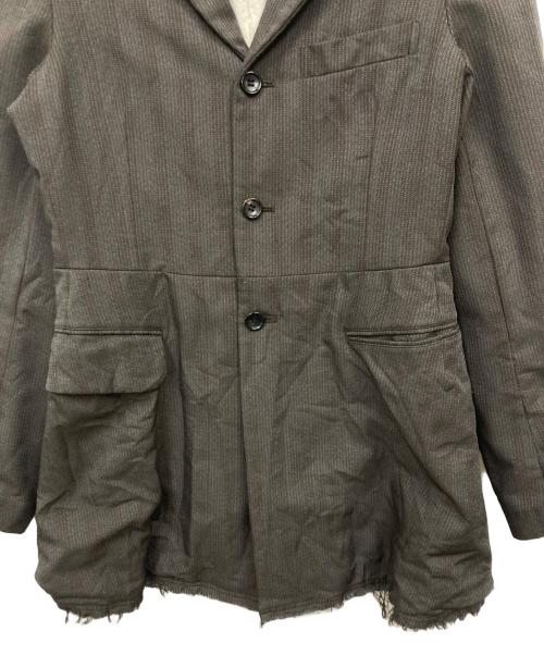 COMME des GARCONS COMME des GARCONS（コムデギャルソン コムデギャルソン）COMME des GARCONS COMME des GARCONS (コムデギャルソン コムデギャルソン) カットオフジャケット グレー サイズ:Sの古着・服飾アイテム