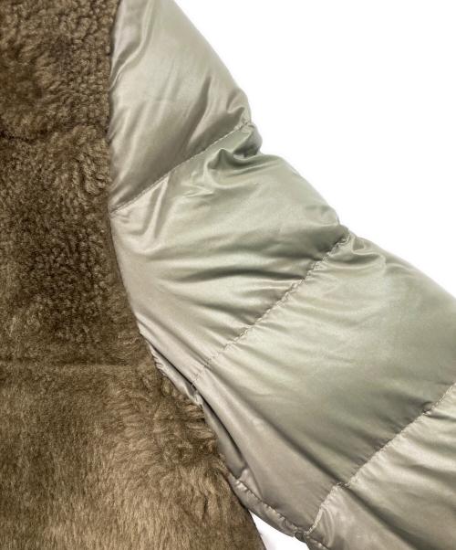 EMMETI（エンメティ）EMMETI (エンメティ) ムートンダウンジャケット グリーン サイズ:Lの古着・服飾アイテム