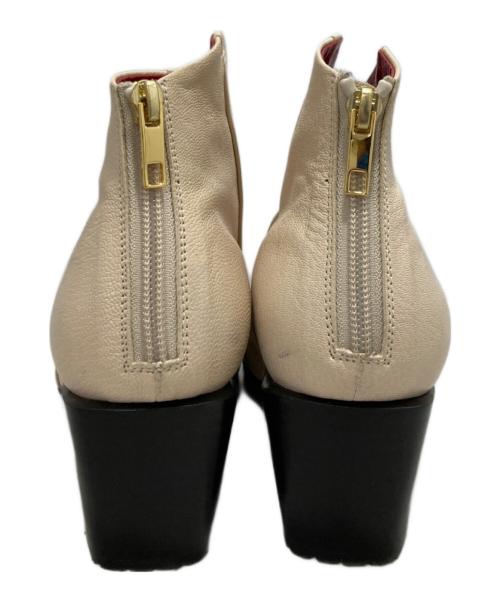 MANA（マナ）MANA (マナ) ショートブーツ ベージュ サイズ:36の古着・服飾アイテム