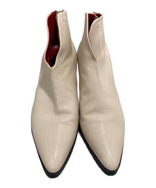 MANA（マナ）MANA (マナ) ショートブーツ ベージュ サイズ:36の古着・服飾アイテム