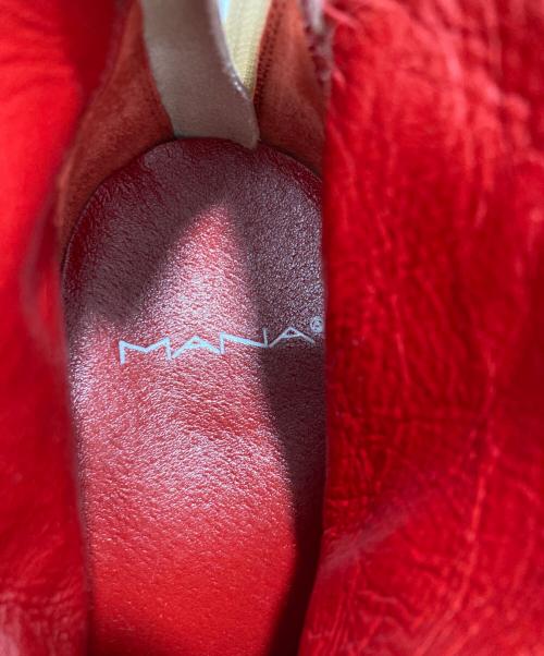 MANA（マナ）MANA (マナ) ショートブーツ ベージュ サイズ:36の古着・服飾アイテム