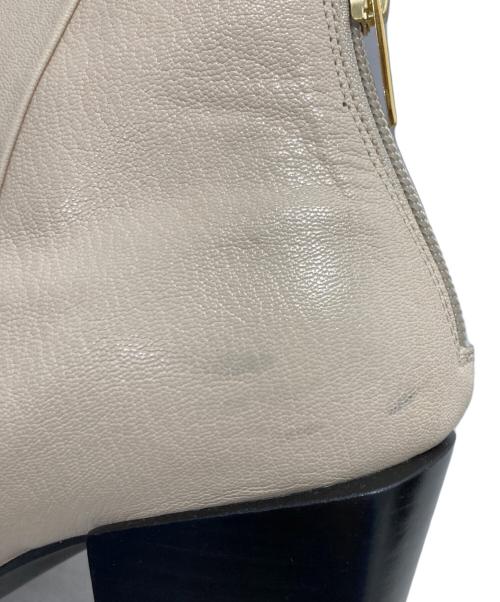 MANA（マナ）MANA (マナ) ショートブーツ ベージュ サイズ:36の古着・服飾アイテム