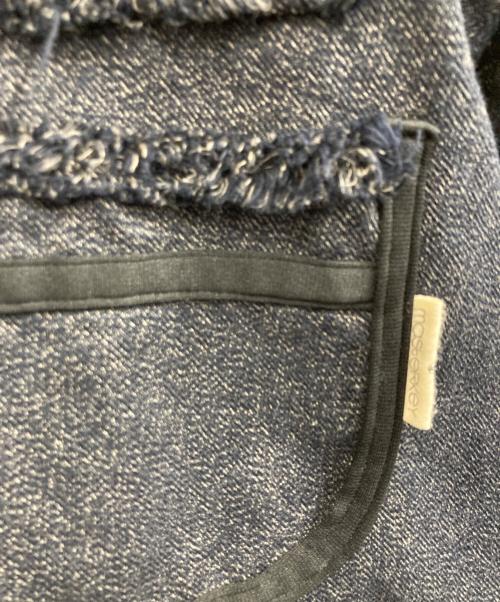 masterkey（マスターキー）masterkey (マスターキー) ノーカラージャケット ネイビー サイズ:1の古着・服飾アイテム