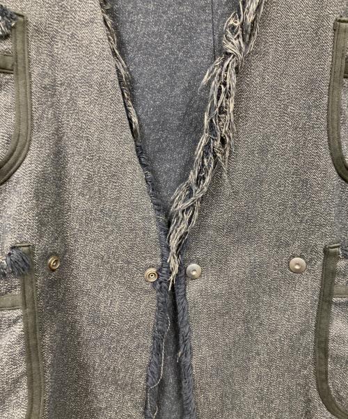 masterkey（マスターキー）masterkey (マスターキー) ノーカラージャケット ネイビー サイズ:1の古着・服飾アイテム