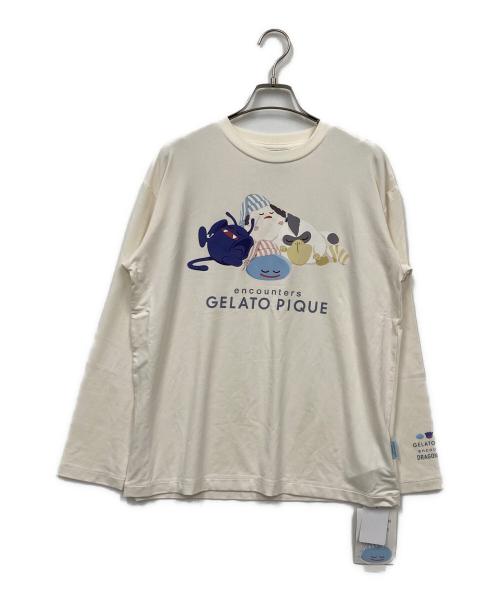 gelato pique（ジェラートピケ）gelato pique (ジェラートピケ) ロングスリーブカットソー ホワイト サイズ:ONE 未使用品の古着・服飾アイテム