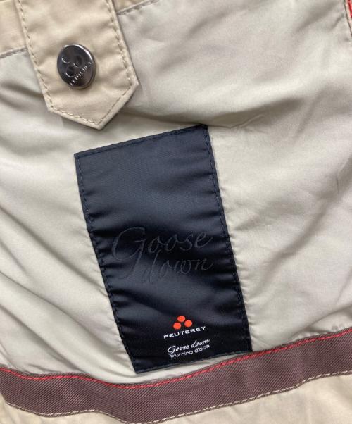 PEUTEREY（ピューテリー）PEUTEREY (ピューテリー) ハリケーンダウンジャケット ベージュ サイズ:Ｍの古着・服飾アイテム