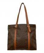 CELINEセリーヌ）の古着「マカダム柄トートバッグ」｜ブラウン