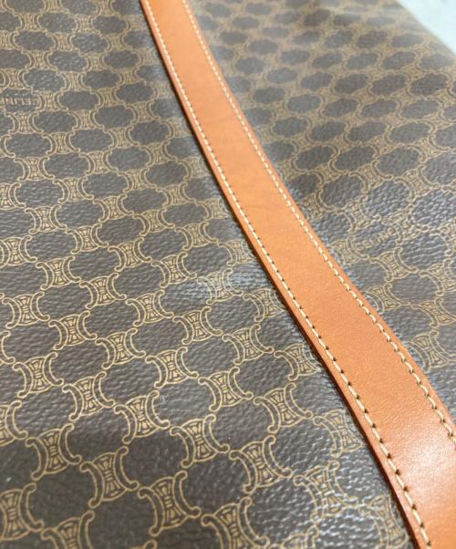 CELINE（セリーヌ）CELINE (セリーヌ) マカダム柄トートバッグ ブラウンの古着・服飾アイテム