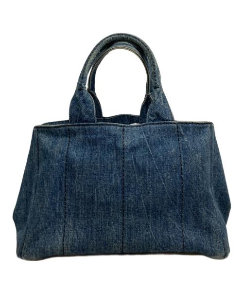 PRADA（プラダ）PRADA (プラダ) カナパデニムハンドバッグ インディゴの古着・服飾アイテム