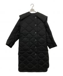 LE CIEL BLEU（ルシェルブルー）の古着「キルティングコート」｜ブラック