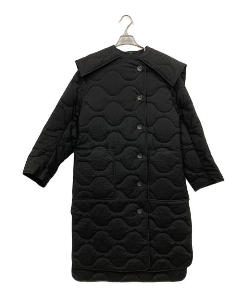 LE CIEL BLEU（ルシェルブルー）LE CIEL BLEU (ルシェルブルー) キルティングコート ブラック サイズ:36の古着・服飾アイテム