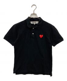 PLAY COMME des GARCONS（プレイコムデギャルソン）の古着「ポロシャツ」｜ブラック