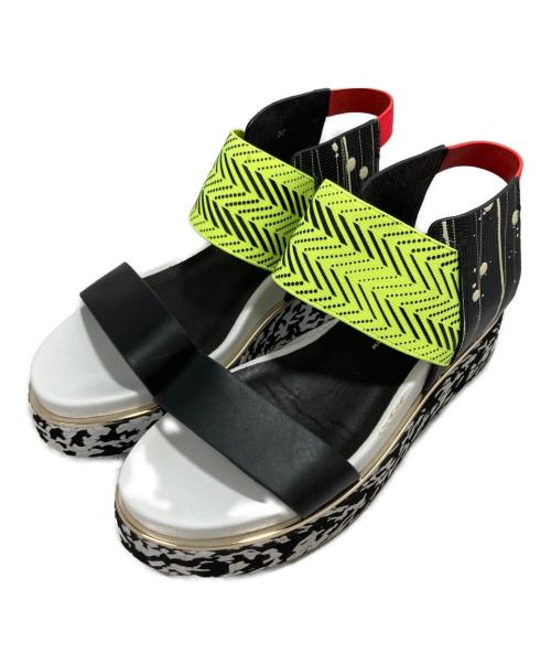 UNITED NUDE（ユナイテッドヌード）UNITED NUDE (ユナイテッドヌード) サンダル ブラック サイズ:23.5の古着・服飾アイテム
