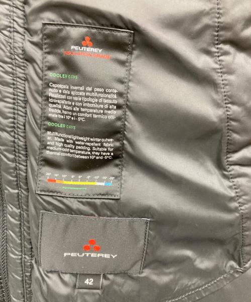 PEUTEREY（ピューテリー）PEUTEREY (ピューテリー) ダウンコート ブラック サイズ:42の古着・服飾アイテム