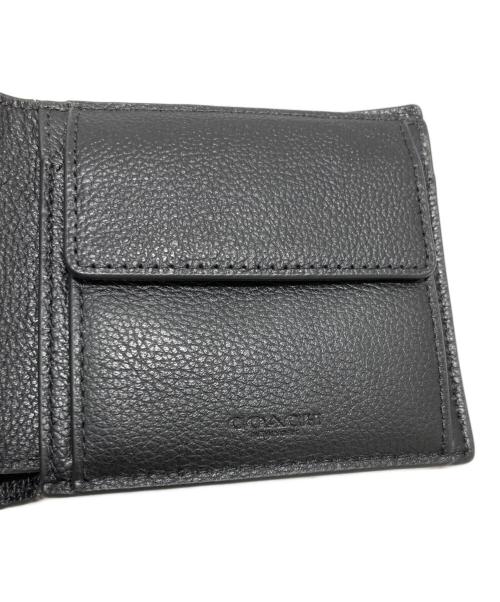 COACH（コーチ）COACH (コーチ) 2つ折り財布 ブラックの古着・服飾アイテム
