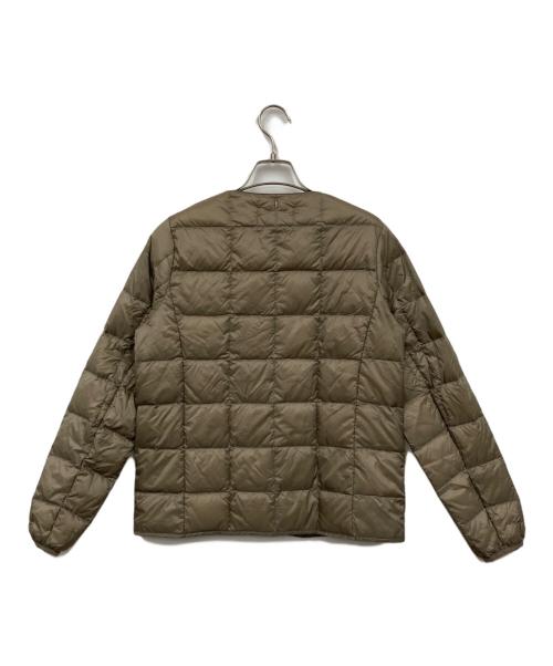 TAION（タイオン）TAION (タイオン) ダウンジャケット ベージュ サイズ:Lの古着・服飾アイテム