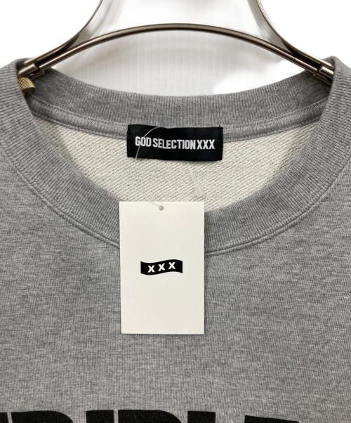 GOD SELECTION XXX（ゴッド セレクション トリプルエックス）GOD SELECTION XXX (ゴッドセレクショントリプルエックス) スウェット グレー サイズ:Lの古着・服飾アイテム
