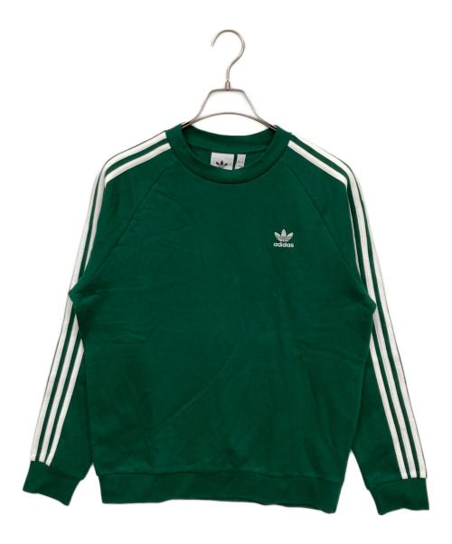adidas Originals（アディダスオリジナル）adidas originals (アディダスオリジナル) スウェット グリーン サイズ:Ｌの古着・服飾アイテム