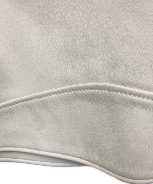 Psycho Bunny（サイコ バニー）Psycho Bunny (サイコ バニー) シープレザー トラッカージャケット ベージュ サイズ:Sの古着・服飾アイテム